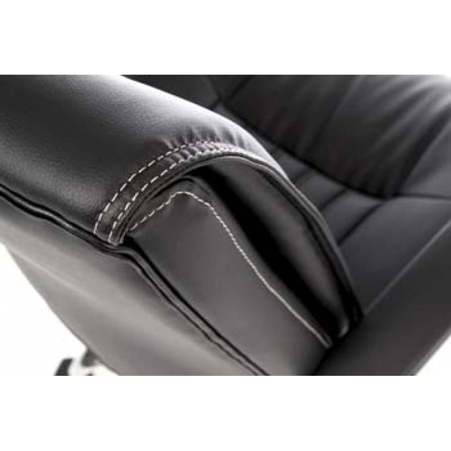 Milan Black Leather Executive Chair